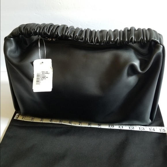 Alexander Wang Large Scrunchie Leather Top Handle Bag Black - Picture 15 of 15